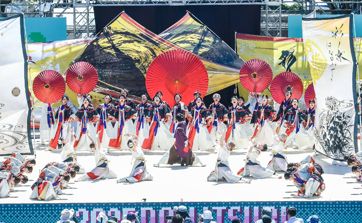 2025年度のにっぽんど真ん中祭りでの様子。